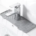 Custom Kitchen Faucet Water Catcher Modern Waterproof Silicone Sink Mat Eco-Friendly Tray Pad Home Table Use New Model sponge