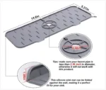 Custom Kitchen Faucet Water Catcher Modern Waterproof Silicone Sink Mat Eco-Friendly Tray Pad Home Table Use New Model sponge